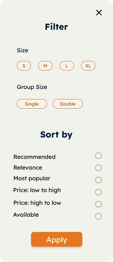 WhatSUP wireframe sidebar L2