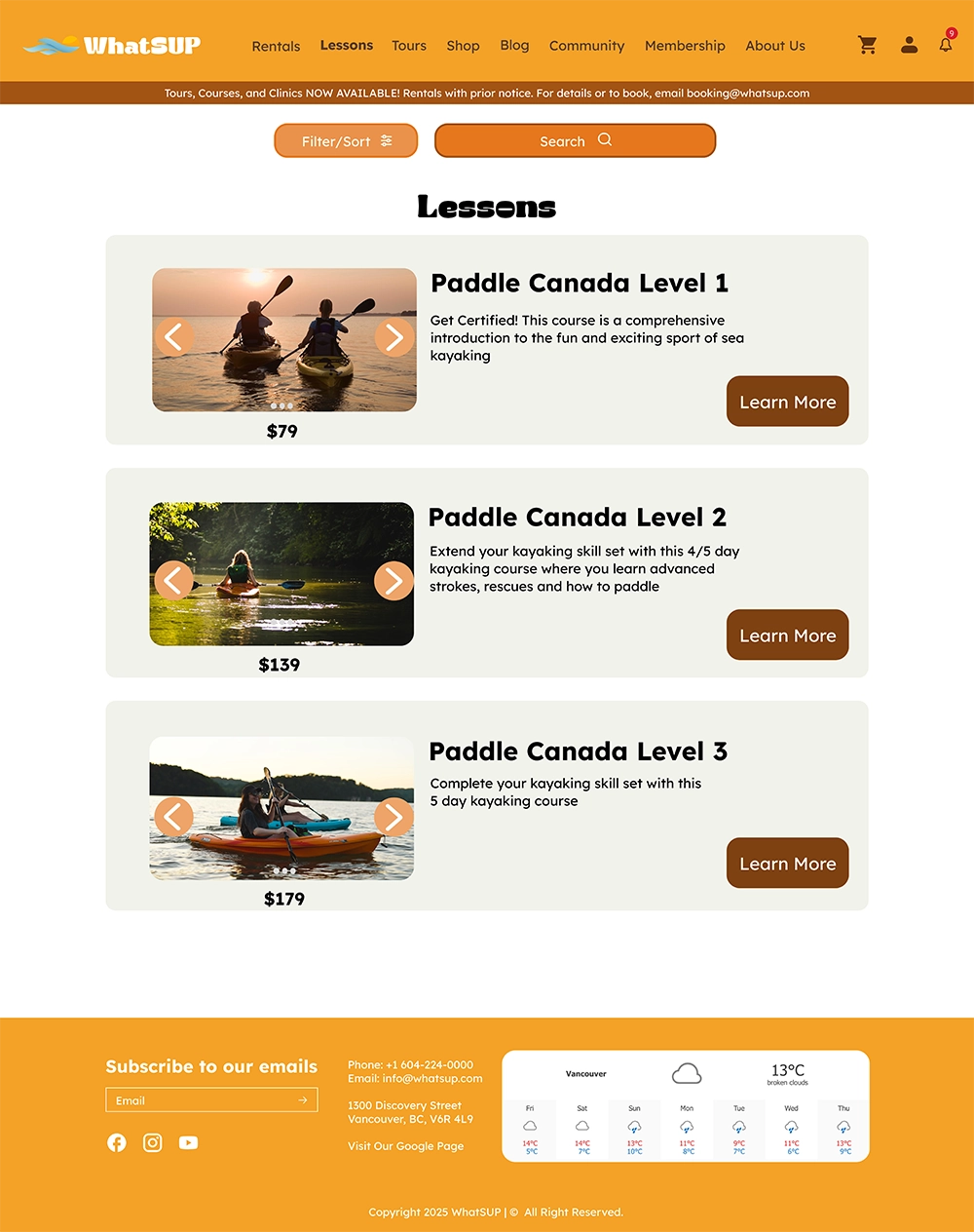 WhatSUP wireframe card 2